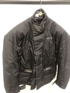 WEISE MOTORCYCLE JACKET IN BLACK SIZE M UK