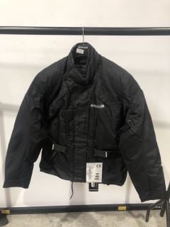 BUFFALO S TYPE BLACK MOTORCYCLE JACKET (SIZE 2XL)