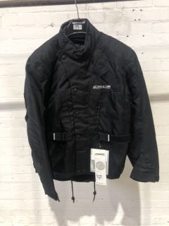 BUFFALO MODEL S TYPE BLACK MOTORCYCLE JACKET (SIZE M)