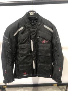 WEISE PRO AIR BLACK WITH GREY HINTS MOTORCYCLE JACKET (SIZE 42/M)