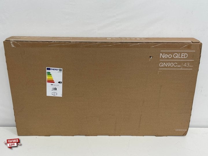 SAMSUNG NEO QLED 4K SMART 43" TV: MODEL NO QE43QN90CAT (WITH BOX & ALL ACCESSORIES). (SEALED UNIT). [JPTM122549]