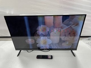 HISENSE LED BACKLIGHT 32" TV: MODEL NO 32A4EGTUK (WITH BOX, REMOTE, STAND & CABLE, LCD DAMAGE AS ILLUSTRATED) [JPTM124051]