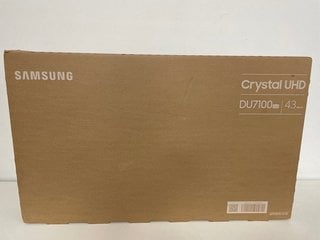 SAMSUNG CRYSTAL UHD 43" TV: MODEL NO UE43DU7100K. (SEALED UNIT). [JPTM123878]