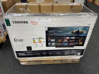 QTY OF 6 VARIOUS TV'S. (PCB'S REMOVED, TO INCLUDE - HISENSE UHD 4K 6 SERIES 43" 43E6KTUK, 2 X TCL QLED 4K 43" 43C641K, TOSHIBA 4K HDR FIRE 50" 50UF3D53DB, TOSHIBA 4K HDR FIRE 55" 55UF3D53DB, TCL QLED