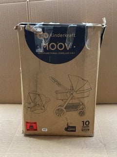 KINDERKRAFT MOOV 3 IN 1 MULTIFUNCTIONAL CHILDRENS STROLLER RRP - £219: LOCATION - A6