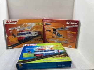 3 X LIMA MERCI CHILDRENS TRAIN SETS: LOCATION - A7