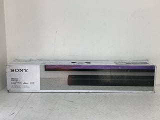 SONY A3000 SOUND BAR FOR TELEVISION IN BLACK RRP - £399: LOCATION - WHITE BOOTH