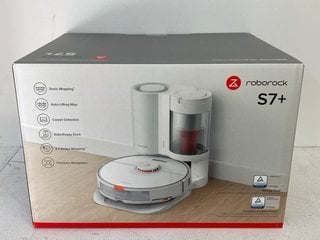 ROBOROCK S7+ ROBOTIC VACUUM CLEANER AND AUTO EMPTY DOCK MODEL: ROBOROCK S7 RRP - £649: LOCATION - WHITE BOOTH