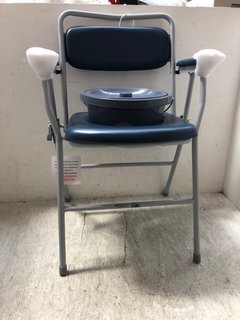 NRS HEALTHCARE FOLD DOWN METAL LEG RAISED TOILET: LOCATION - A14