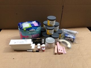 QTY OF ASSORTED ITEMS TO INCLUDE QTY OF SPRO VANILLA CREME WAX 425G: LOCATION - A15