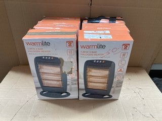 6 X WARMLITE 1.2KW 3 BAR HALOGEN HEATERS: LOCATION - A18