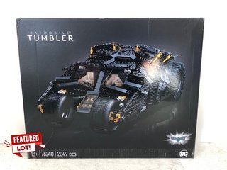 LEGO BATMOBILE TUMBLER BUILD KIT MODEL: 76240 RRP - £216: LOCATION - WHITE BOOTH