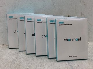 6 X CHARMAST 10000 POWER BANKS MODEL: W1150L RRP - £150: LOCATION - B11