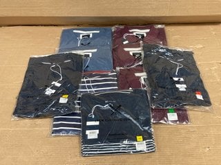 9 X ASSORTED CREW CLOTHING COMPANY CLOTHING ITEMS TO INCLUDE ULTIMATE BRETON TOP IN NAVY/WHITE SIZE: 8 COMBINED RRP - £297: LOCATION - B8