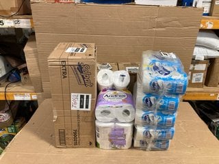 QTY OF ASSORTED HYGIENE ITEMS TO INCLUDE MULTIPACK OF ANDREX TOILET ROLLS: LOCATION - B8