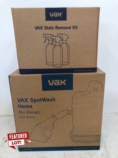 VAX SPOT WASH HOME PET DESIGN SPOT WASHER RRP - £129: LOCATION - WHITE BOOTH