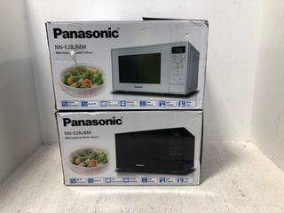 2 X PANASONIC MICROWAVE OVENS MODEL: NN-E28JMM: LOCATION - B6