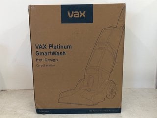 VAX PLATINUM SMART WASH PET DESIGN CARPET WASHER MODEL: CDCW-SWXP RRP - £350: LOCATION - WHITE BOOTH