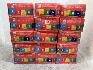 QTY OF RITTER SPORT CHOCOLATE MIXES 1400G BB: 03/24 (SOME ITEMS MAY BE PAST SELL BY): LOCATION - B1