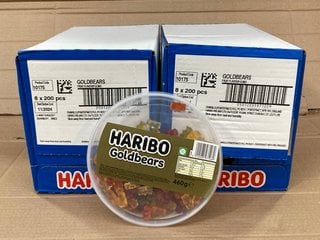 2 X BOXES OF HARIBO GOLD BEAR SWEETS 460G BB: 11/24: LOCATION - C1