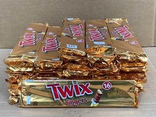 QTY OF TWIX FINGERS CHOCOLATE BARS 16 X 20G PER PACK BB: 11/24: LOCATION - C2