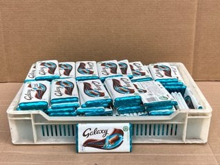 QTY OF GALAXY SALTED CARAMEL CHOCOLATE BARS 135G BB: 10/24: LOCATION - C2