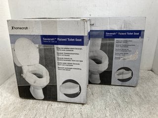 2 X HOMECRAFT SAVANAH RAISED TOILET SEATS: LOCATION - C5