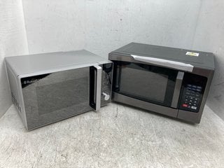 2 X ASSORTED RUSSELL HOBBS AND TOSHIBA DIGITAL MICROWAVES: LOCATION - C6