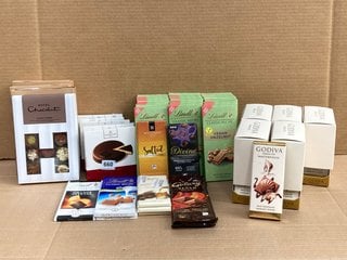 QTY OF ASSORTED CONSUMABLE ITEMS TO INCLUDE 5 X NIEDEREGGER MARZIPAN WITH DARK CHOCOLATE 185G BB: 09/24 (SOME ITEMS MAY BE PAST SELL BY): LOCATION - C11