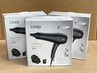 3 X LIRAIP 8899 HAIR DRYERS: LOCATION - C11