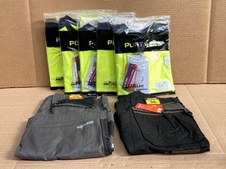 7 X ASSORTED WORKWEAR CLOTHING ITEMS TO INCLUDE 5 X PORTWEST WX3 FR HI - VIS TSHIRTS IN YELLOW SIZE: M: LOCATION - C12