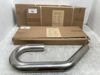 3 X MISHIMOTO 2.5'' NATURAL STAINLESS STEEL U - J BENDS: LOCATION - C18