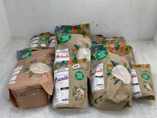 QTY OF ASSORTED WHOLE FOOD EARTH FOOD ITEMS TO INCLUDE TAPIOCA SEED PEARLS 500G BB: 12/24: LOCATION - D16