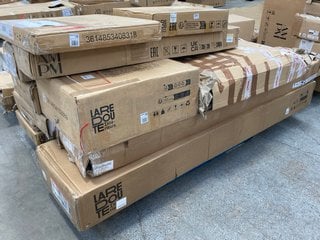 PALLET OF ASSORTED INCOMPLETE LA REDOUTE FURNITURE COMPONENTS: LOCATION - C6 (KERBSIDE PALLET DELIVERY)