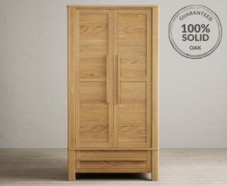 ECLIPSE/WALSHAM OAK DOUBLE WARDROBE - RRP £799: LOCATION - B3