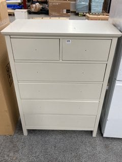 JOHN LEWIS & PARTNERS WILTON 6 DRAWER CHEST: LOCATION - C6