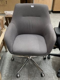 JOHN LEWIS & PARTNERS OFFICE CHAIR IN GREY FABRIC: LOCATION - D3