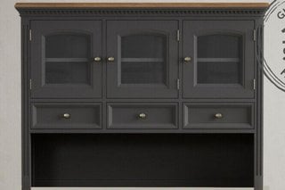 FRANCIS/PHILIPPE CHARCOAL LARGE DRESSER TOP - RRP £550: LOCATION - B3