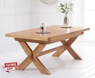 BUCKLEY/BURNHAM 200CM OAK DINING TABLE - RRP £999: LOCATION - B4