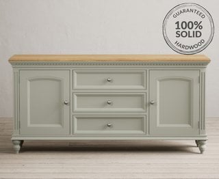 FRANCIS/PHILIPPE SOFT GREEN EXTRA LARGE SIDEBOARD - RRP £679: LOCATION - B4