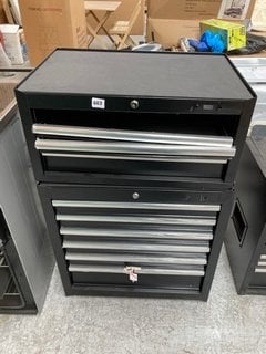 3 DRAWER TOOL CHEST IN BLACK TO INCLUDE 6 DRAWER TOOL CHEST IN BLACK: LOCATION - A3