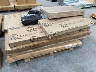 PALLET OF ASSORTED INCOMPLETE FLATPACK FURNITURE: LOCATION - A6 (KERBSIDE PALLET DELIVERY)