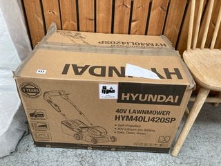 HYUNDAI 40V SELF PROPELLED LAWNMOWER MODEL : HYM40LI420SP: LOCATION - A1