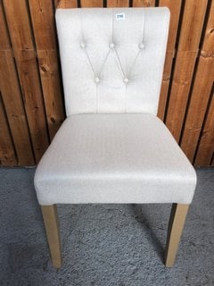 JOHN LEWIS & PARTNERS DINING CHAIR IN NATURAL: LOCATION - D3