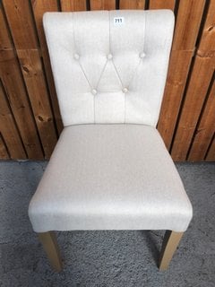 JOHN LEWIS & PARTNERS DINING CHAIR IN NATURAL: LOCATION - D3