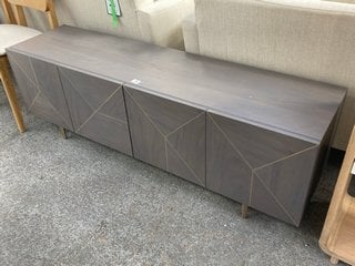 SWOON MENDEL WIDE TV STAND IN GREY - RRP £339: LOCATION - B5