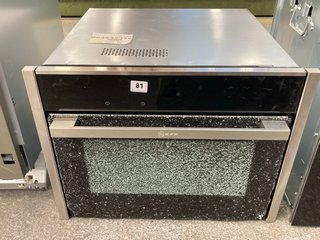 NEFF BUILT IN MICROWAVE OVEN: MODEL C17UR02N0B - RRP £679: LOCATION - B5