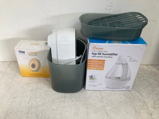 3 X ASSORTED APPLIANCES TO INCLUDE 4 IN 1 FILTER FREE TOP FILL HUMIDIFIER: LOCATION - BR3