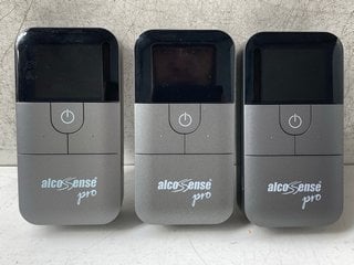 3 X ALCOSENSE PRO DIGITAL BREATHALYSERS: LOCATION - BR9