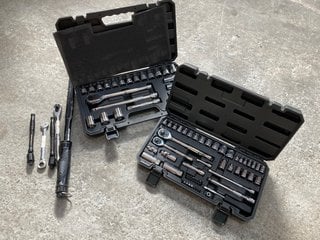 QTY OF ASSORTED TOOLS TO INCLUDE MULTI PIECE SOCKET SET: LOCATION - BR16